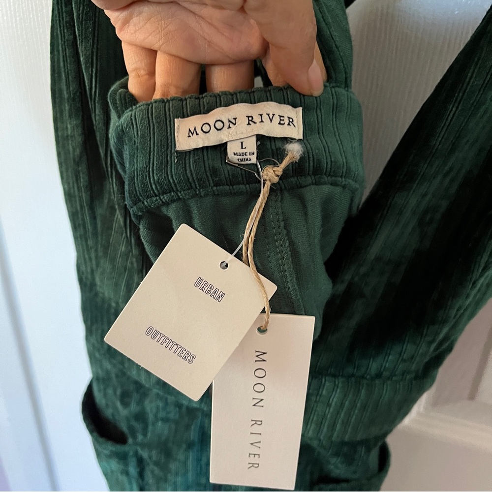 Urban Outfitters Deep Green Velvet Mini Dress - Picture 4 of 5